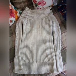 White House Black Market Cowl Neck Sweater - Cream